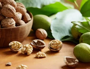 جرم گیری دندان با پوست گردو